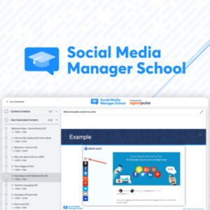 Social Media Manager School Lifetime Deal for $49