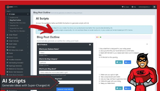 Buy Software Apps LeadScripts Lifetime Deal content 1