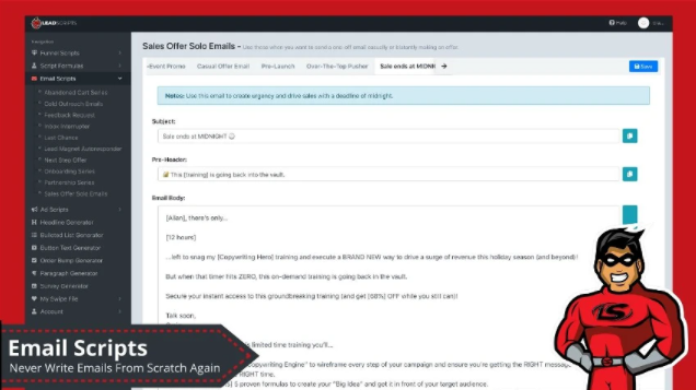 Buy Software Apps LeadScripts Lifetime Deal content 3