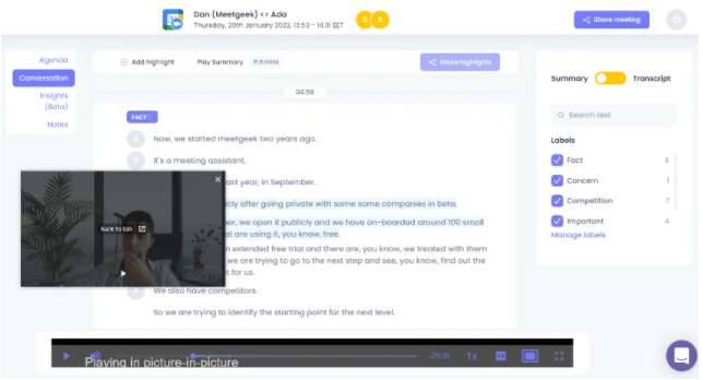 Buy Software Apps Meetgeek Lifetime Deal conten 1