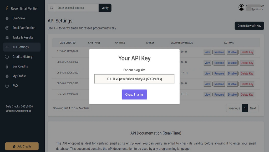 Buy Software Apps Reoon Email Verifier Lifetime Deal content 5