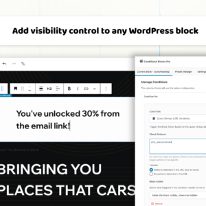 Conditional Blocks Pro Lifetime Deal for $49