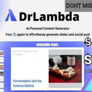 DrLambda Lifetime Deal for $59