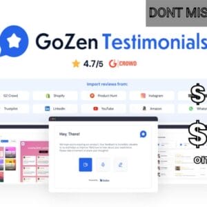 GoZen Testimonials Lifetime Deal for $59