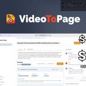 VideoToPage Lifetime Deal for $69