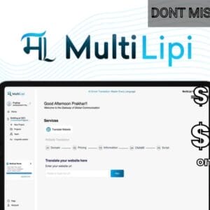 MultiLipi Lifetime Deal for $459