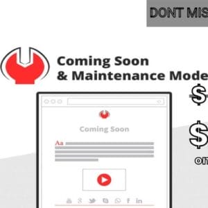 Coming Soon & Maintenance Mode Lifetime Deal for $69