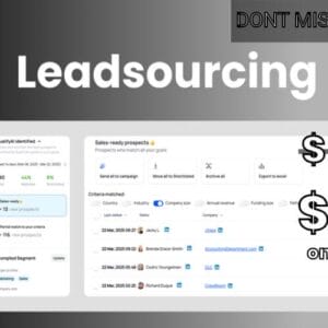 Leadsourcing Lifetime Deal for $79