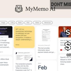 MyMemo Lifetime Deal for $39